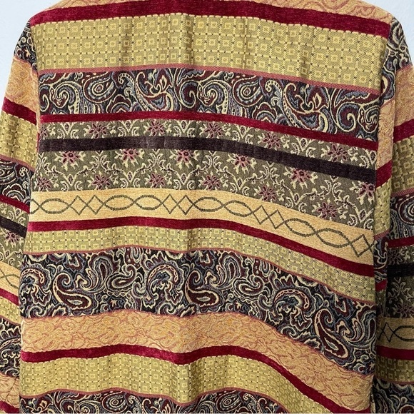 Alfred Dunner vintage tapestry multi pattern blazer jacket size 12 - Picture 9 of 12